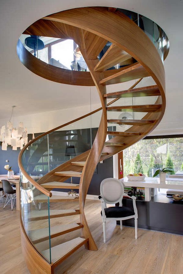 Escada caracol – 14 lindos modelos para se inspirar – Viver em Casa