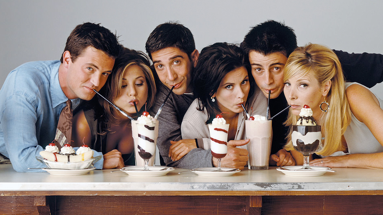 o que fazer em casa - Capa de friends, 6 amigos tomando milk shake